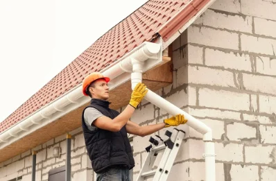 Pose et remplacement de gouttières au Causé